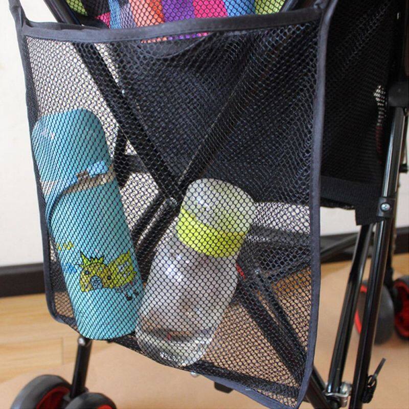 1* Portable Useful Universal Fashion Hanging Storage Bag Baby Product Mesh Bottle Holder Stroller Organizer Singapore
