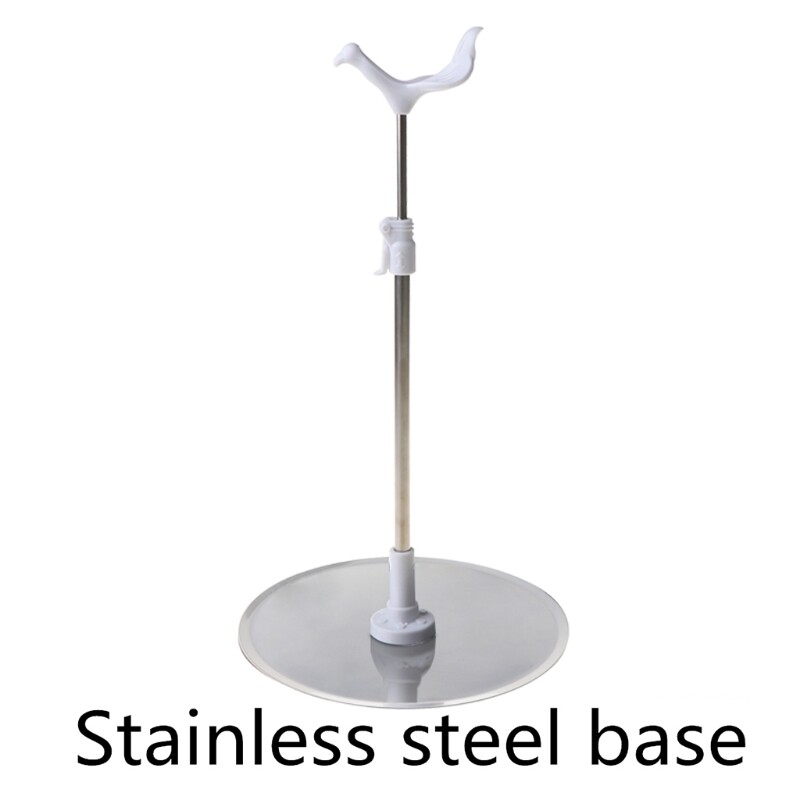 1pcs silver 1/3 1/4 bjd dolls display stand holder 60cm 50cm sd bjd dolls accessories toys