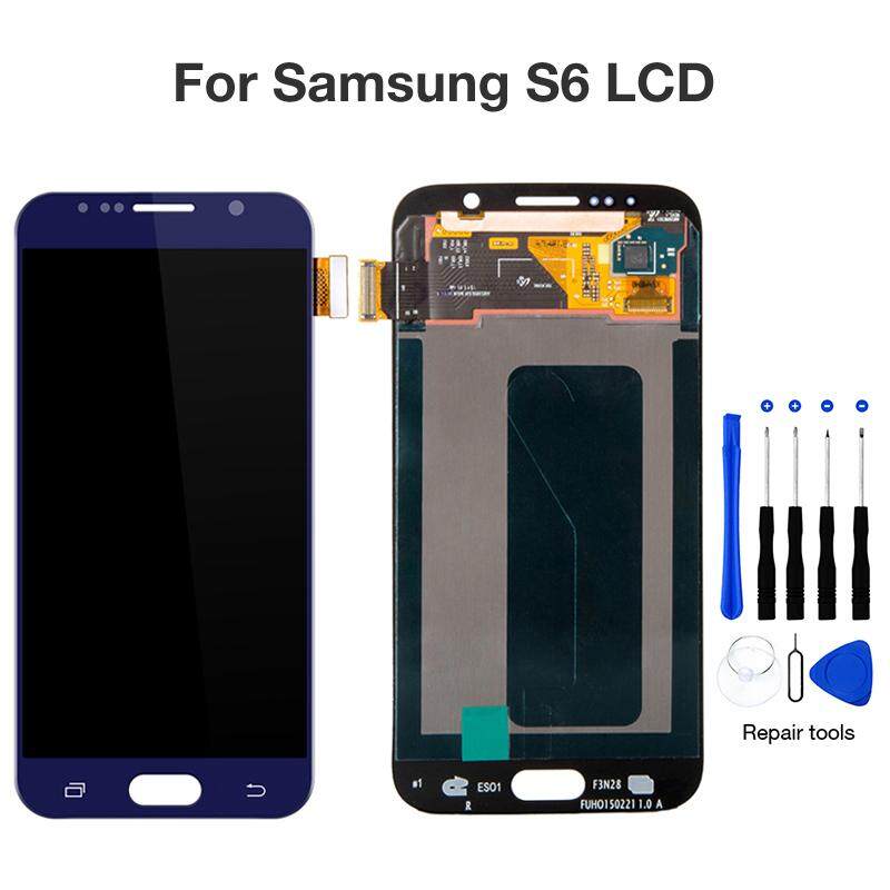 Daftar Harga Samsung Galaxy F1 Terbaru Juli 2019 16 Asli 5.1 Inci Super AMOLED LCD Layar Digitalisasi Assemly untuk Samsung Galaxy S6 G920 SM-G920F G920F G920FD Touchscreen Pengganti Bagian
