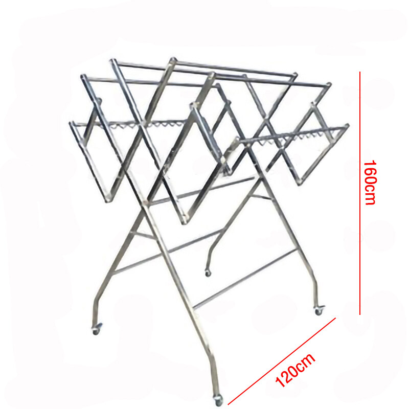 OTA [Ready Stock] Foldable Mobility Stainless Steel Clothes Hanger