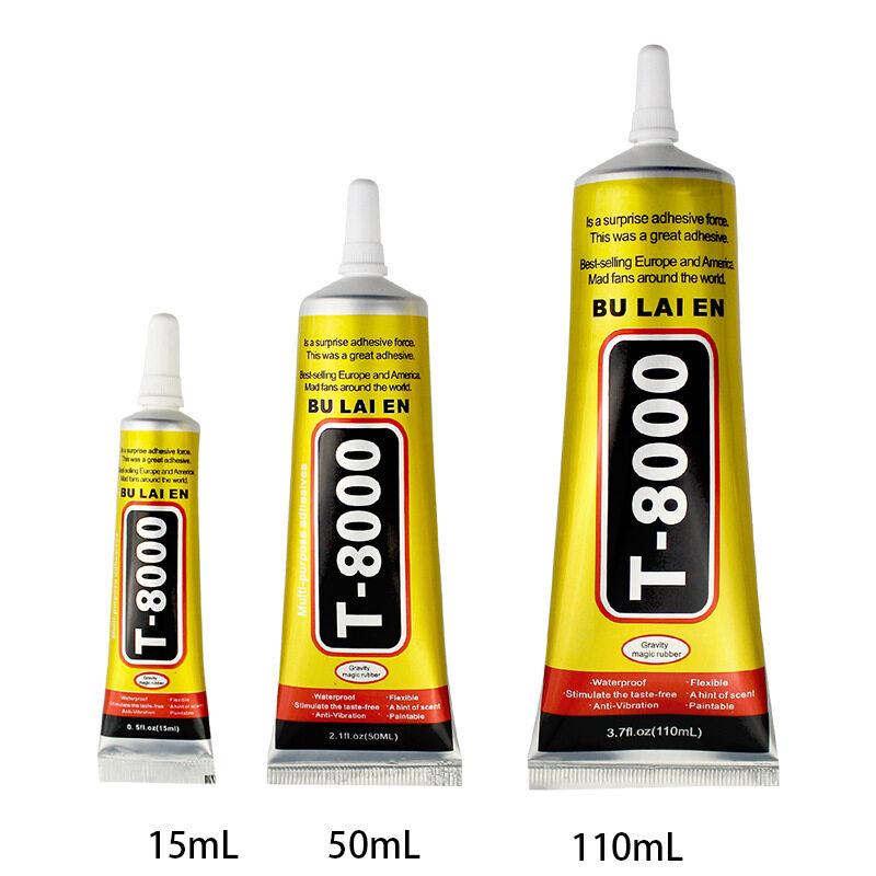 Keo Dán Sửa Chữa Điện Thoại Tiếp Xúc Trong Suốt 15ML 50ML 110ML B7000 Keo Dán Tự Làm Bằng Nhựa Thủy Tinh Thông Dụng Với Áp Dụng Chính Xác Có Kim