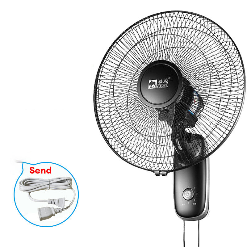 XIAOMIMIJIA Electric fan hanging wall fan shaking head wall fan wall fan 16 inch shaking head light sound big wind volume pull wire wall fan energy saving