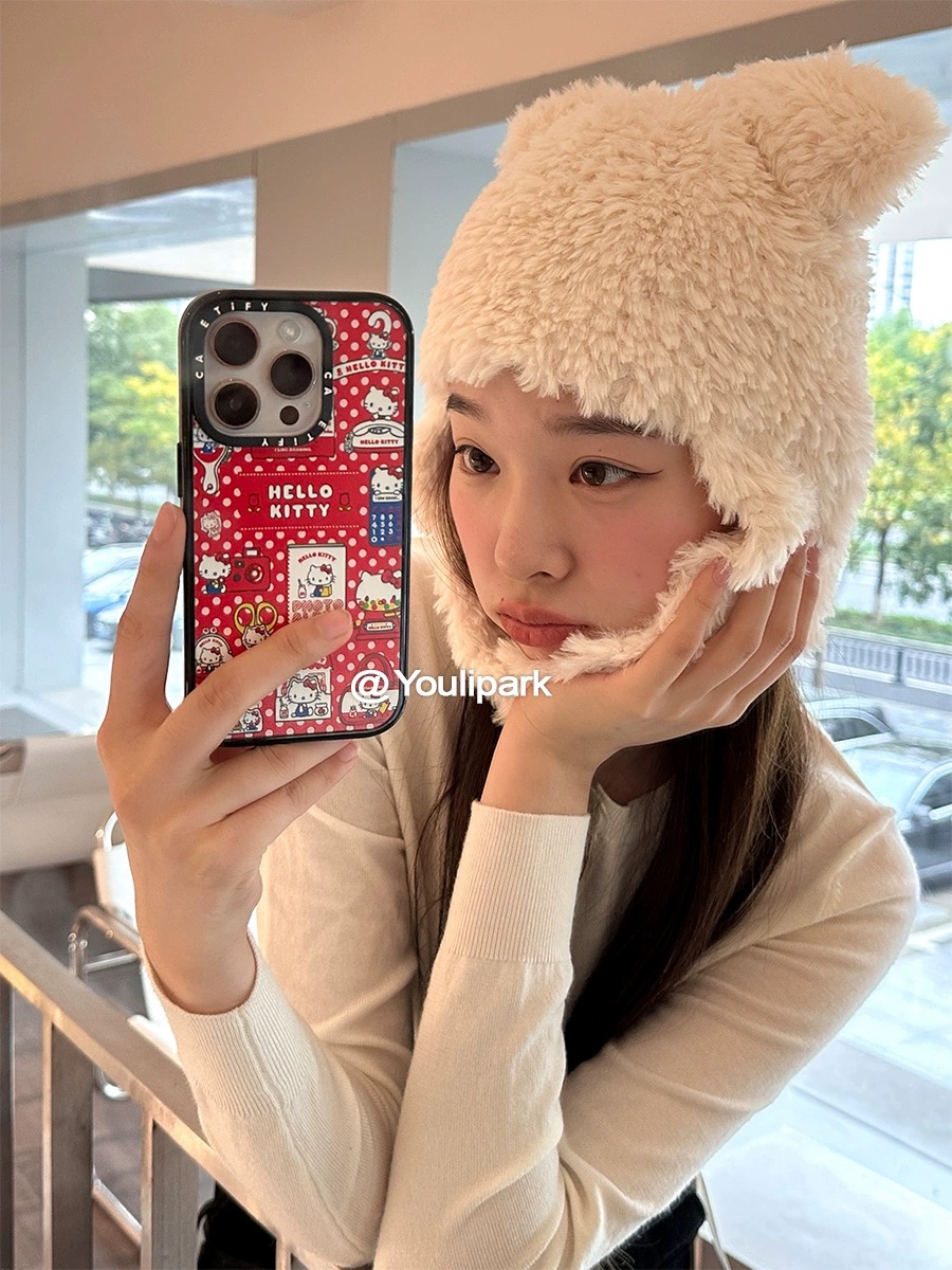 Casetify x Hello Kitty Ốp gương cho iPhone 15 Pro Max / iPhone 14 Pro Max / iPhone 13 Pro Max / iPhone 12 Pro Max / iPhone 11 vỏ điện thoại Vỏ bảo vệ