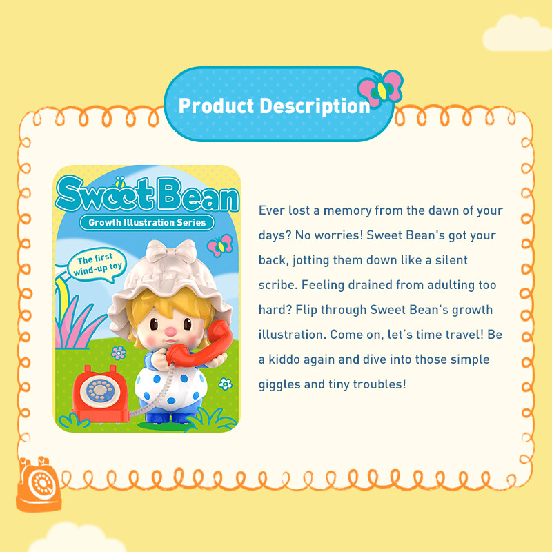 POP MART Sweet Bean Growth Illustration Series Figures Blind Box
