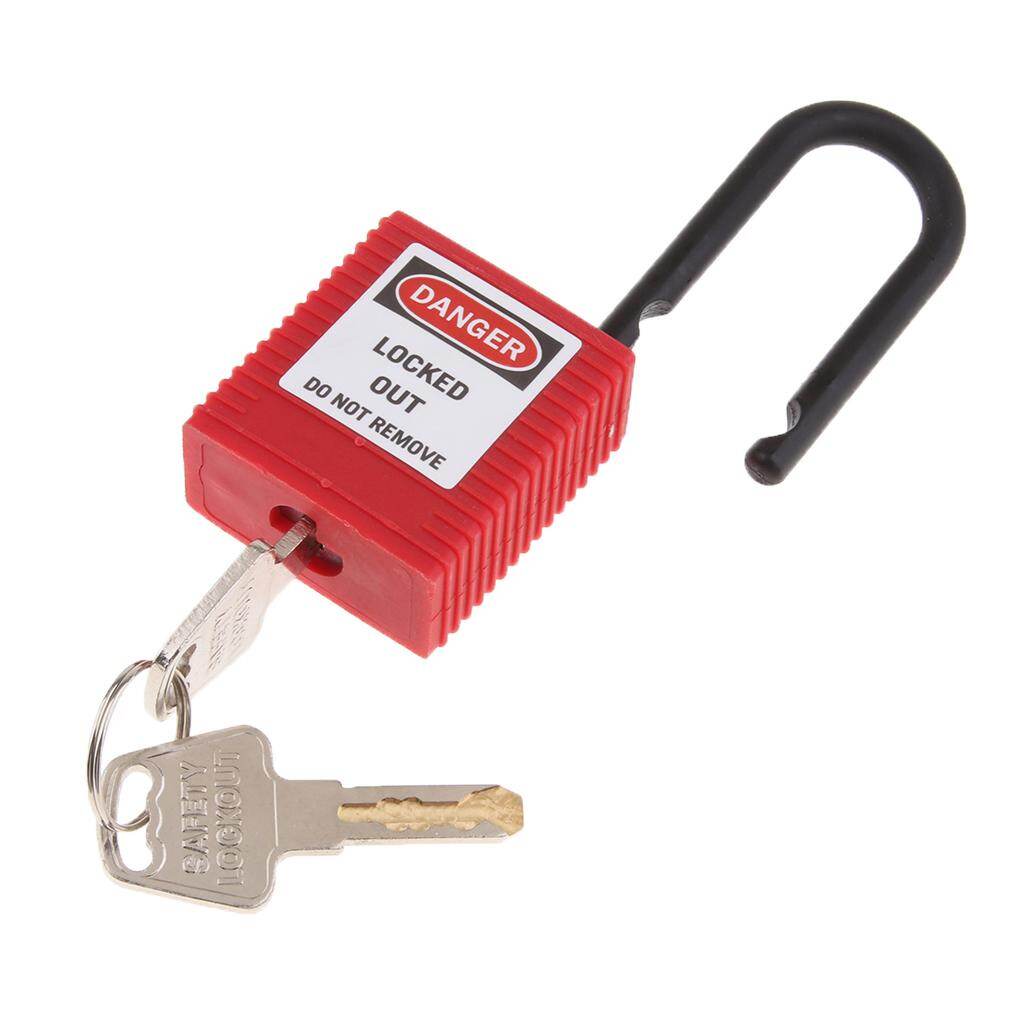 Loviver Safety Electrical Plug Lockout Plastic Tagout Power Plug Padlock Tools