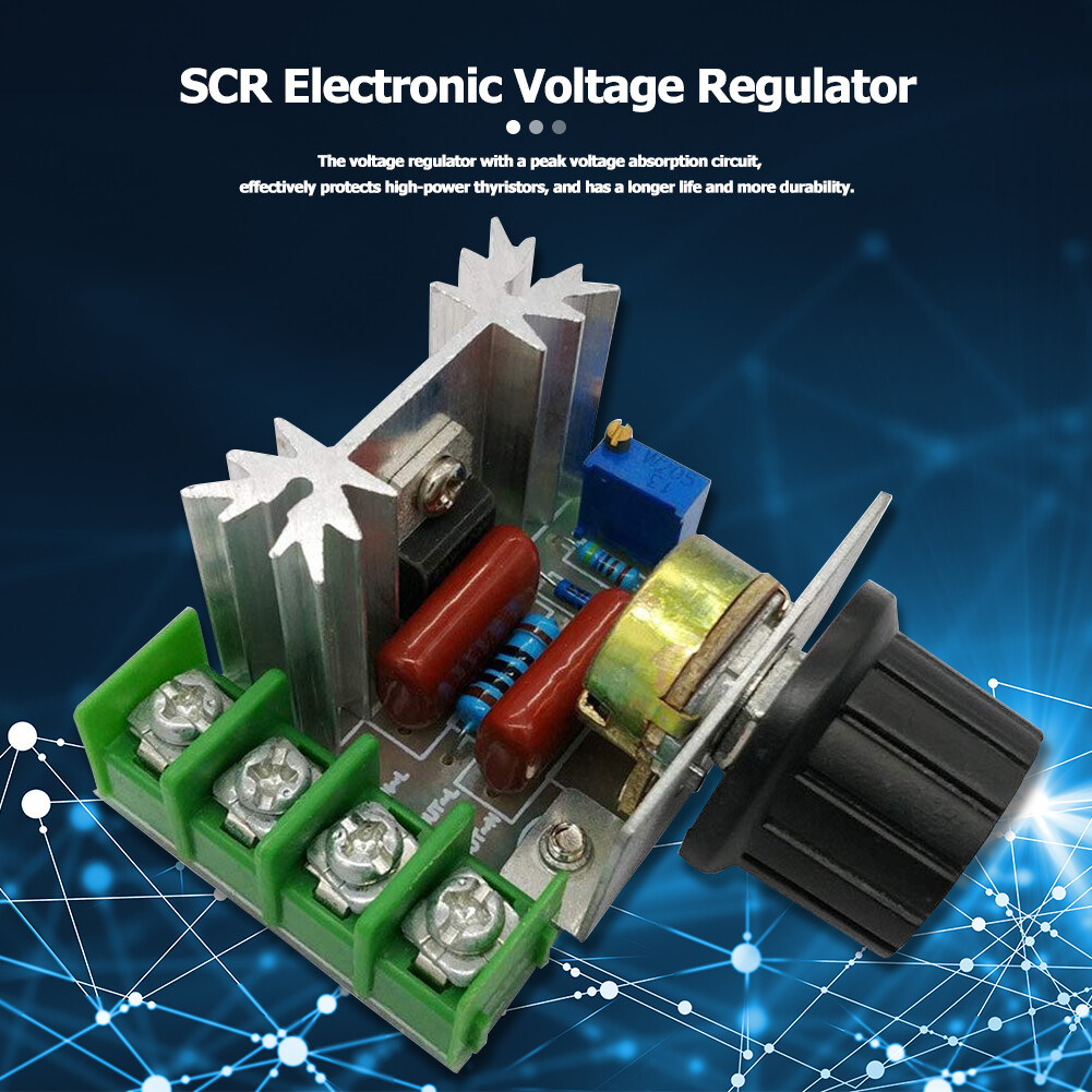 2000W SCR Electronic Voltage Regulator Dimmer Motor Speed Controller Module