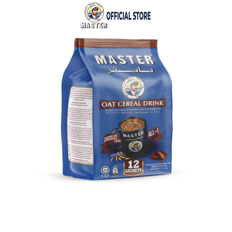 Master Oat Cereal Drink Chocolate 30gx12 SoftPack (Exp05/2023) Lazada