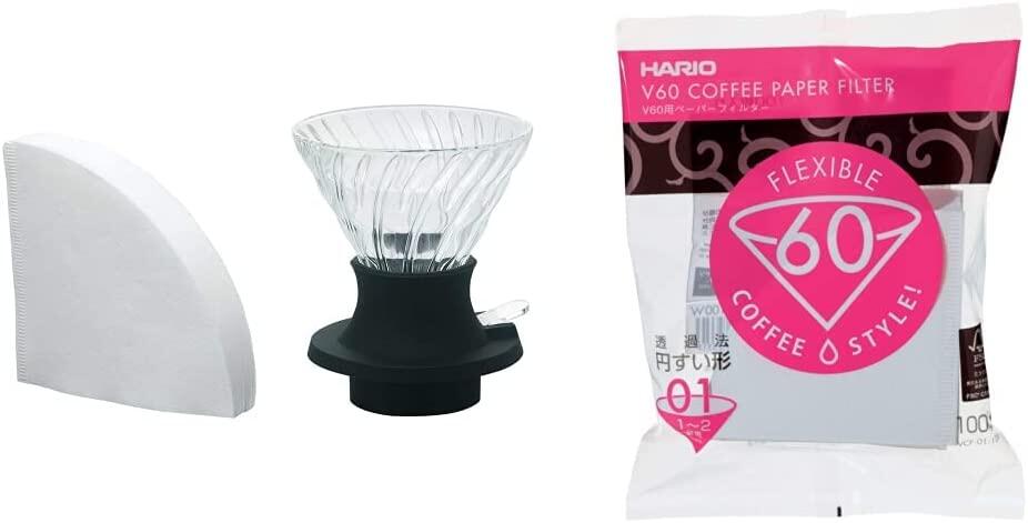 Hario immersion dripper switch ssd-200-b with free v60 coffee filter 100 pcs vcf-01-100w