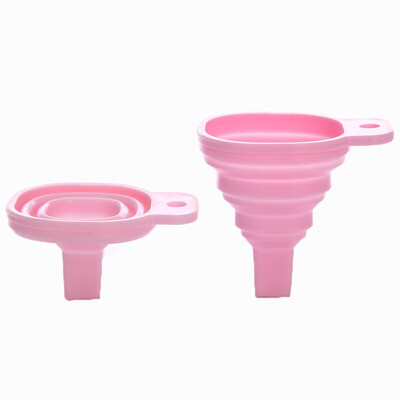 YESPERY Dụng Cụ Gel Silicon Gập Lại Được Xếp Lại Được Phễu Ống Phễu Tiện Ích Nhà Bếp