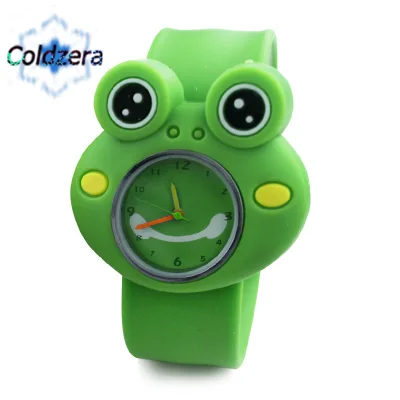 Coldzera Children Digital Watch Cute Cartoon Frog Kids Watches Casual Wristwatch Gift