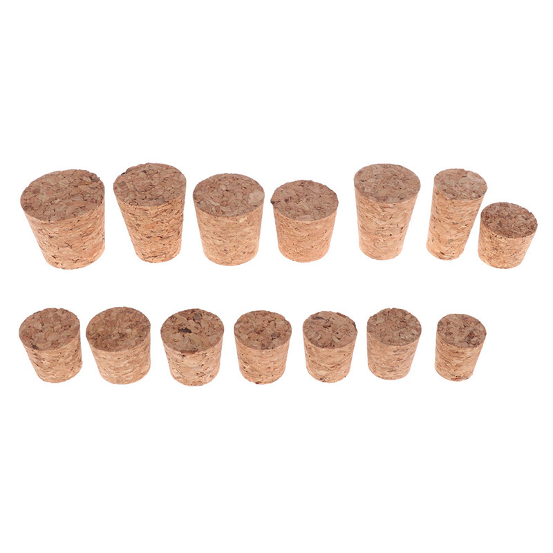 Orange Sunshine 10pcs Wine Glass Bottle Stopper Kettle Pudding Container Cork Cap Burette