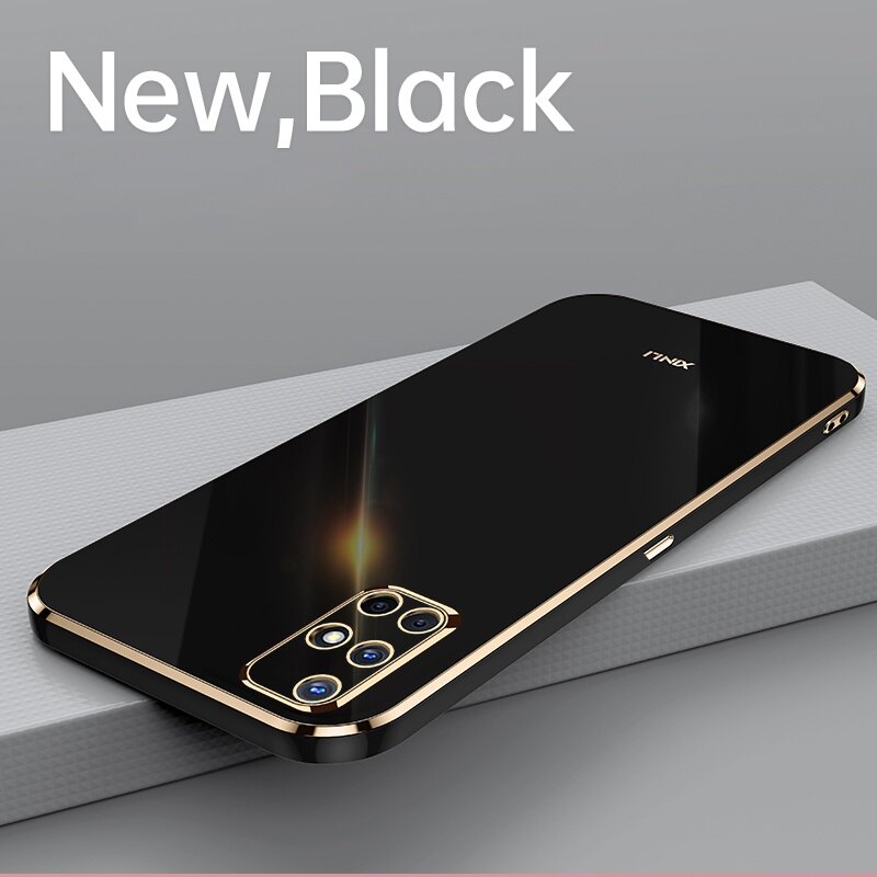 Samsung Galaxy A71 Case Shockproof Soft Silicone Electroplating Back Cover Case Samsung A71 GalaxyA71 Phone Casing