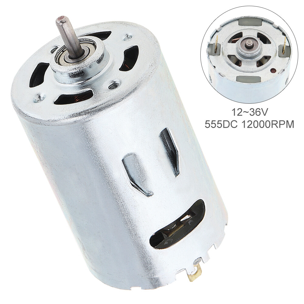 12v-36v 555 dc motor ball bearing motor high-speed large torque for diy / drill
