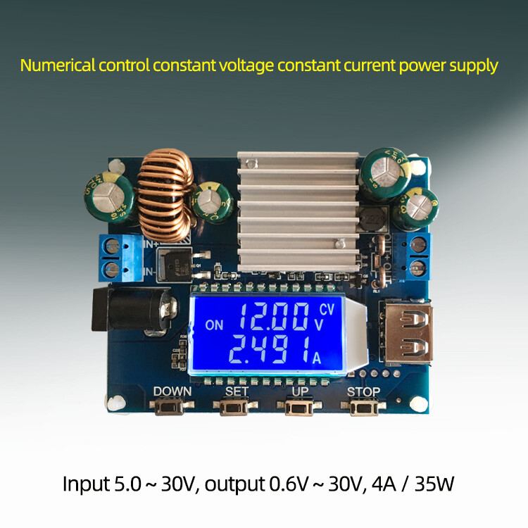 Original 12V Boost Buck 9V 24V Adjustable Solar Charging Module Constant Voltage Current