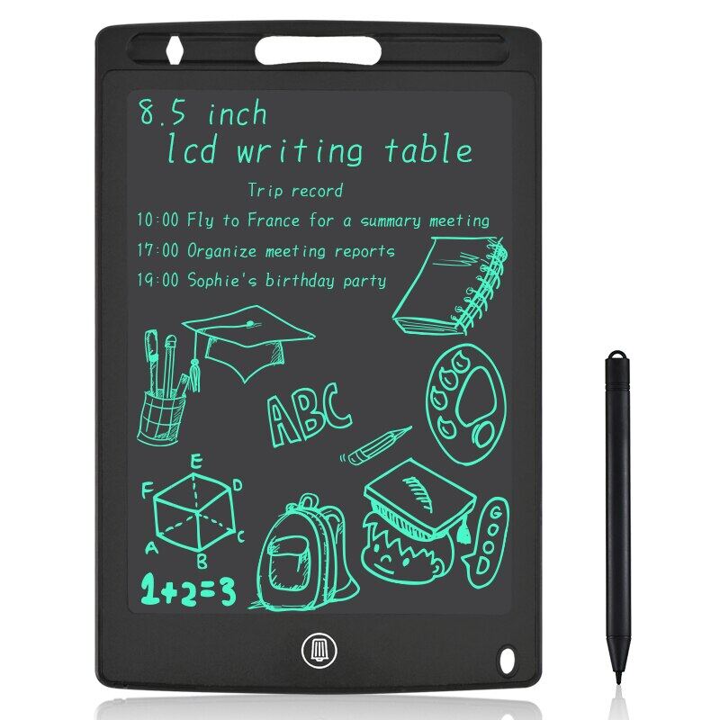Lcd Bằng Văn Bản Máy Tính Bảng, Tấm Viết Tay Màn Hình Nhiều Màu Vẽ Graffiti Điện Tử 8.5 Inch, Vẽ Pad Bảng Ghi Nhớ Cho Trẻ Em Người Lớn