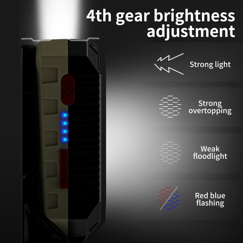 USB LED Work Light Magnetic Light With Magnetic Base For Home Workshop