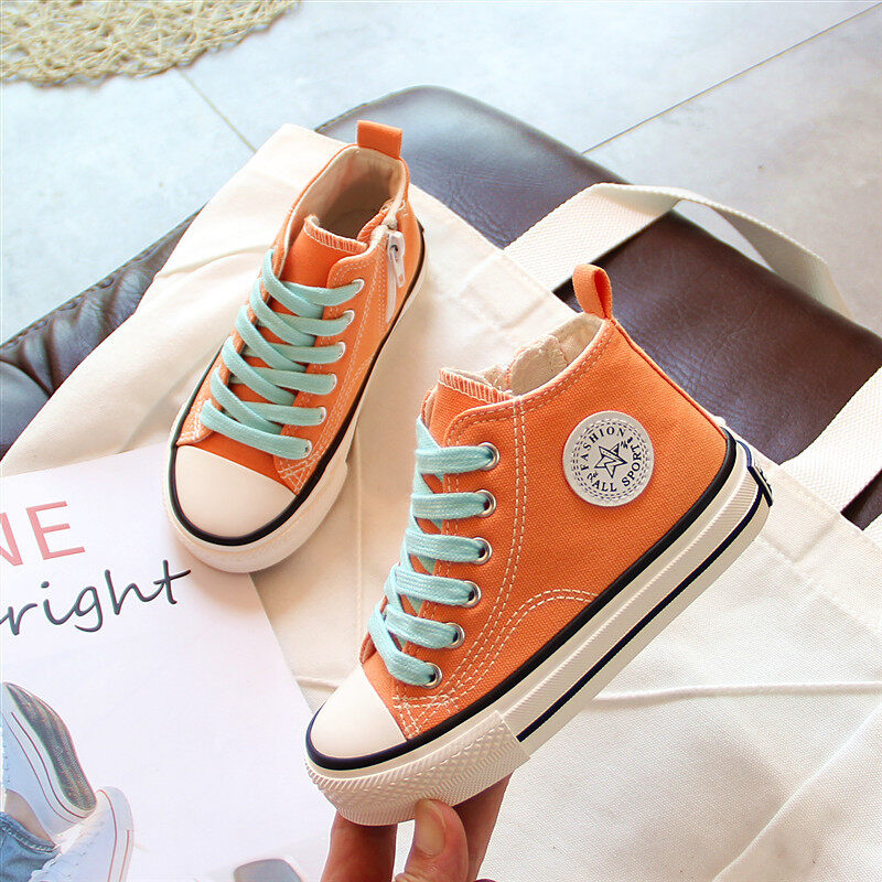 white high top baby shoes