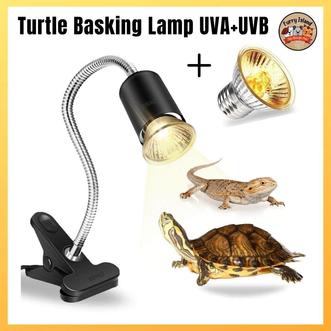 Reptile Turtle Heat Lamp Holder turtle basking lamp Free Bulb UVA
