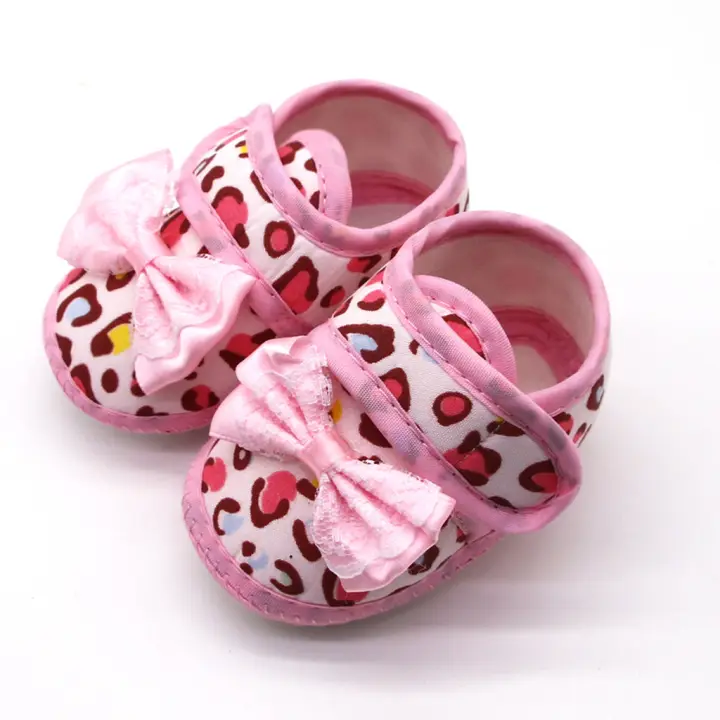 leopard print infant shoes