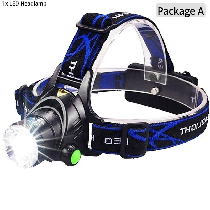 Headlamp LED XHP70 8000 Lumens 