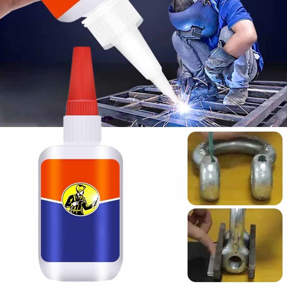 Toolstar 1Pcs Metal Welding Glue 50g Waterproof Oil Based Glue For