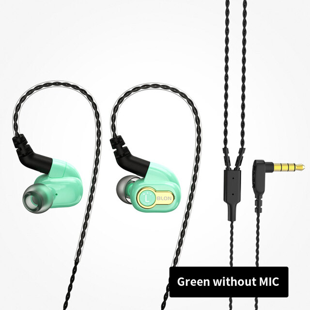 Blon bl-05s 3rd generation 10mm upgraded carbon diaphragm in ear earphone hifi sport earphone earbuds 2pin 0.78 blon bl-03 bl03