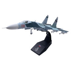 Mô hình máy bay chiến đấu quân sự đúc Su-27 Sukhoi tỷ lệ 1/100 Colcolo – INTL