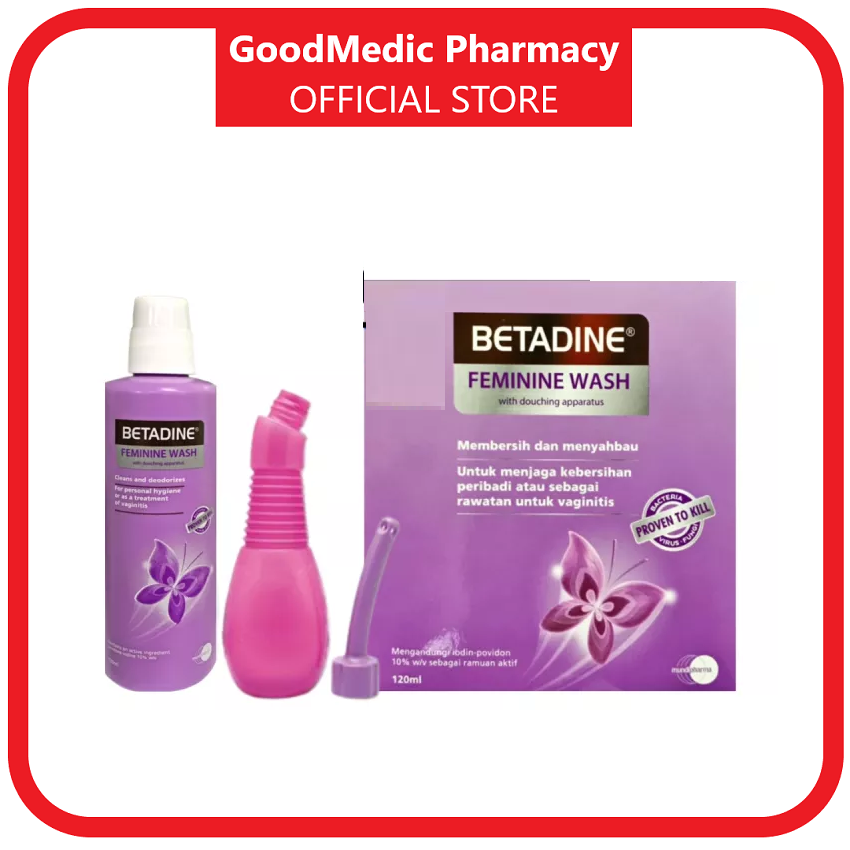 Betadine Feminine Wash with Douching Apparatus Lazada