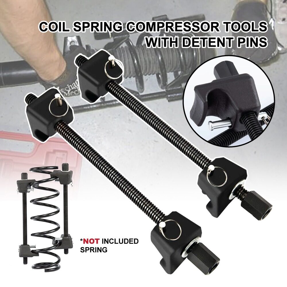 2pcs 320mm Macpherson Strut Coil Spring Compressor Tools With Detent