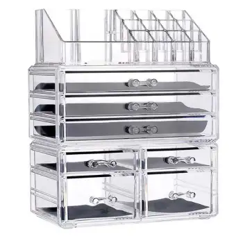 New Clear Acrylic Makeup Organizer Large Capacity Storage Box