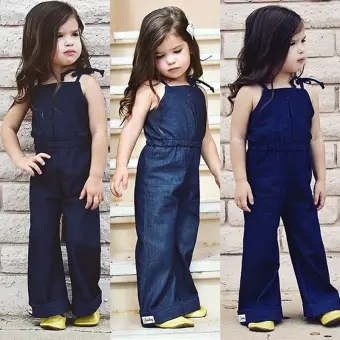 baby girl denim overalls