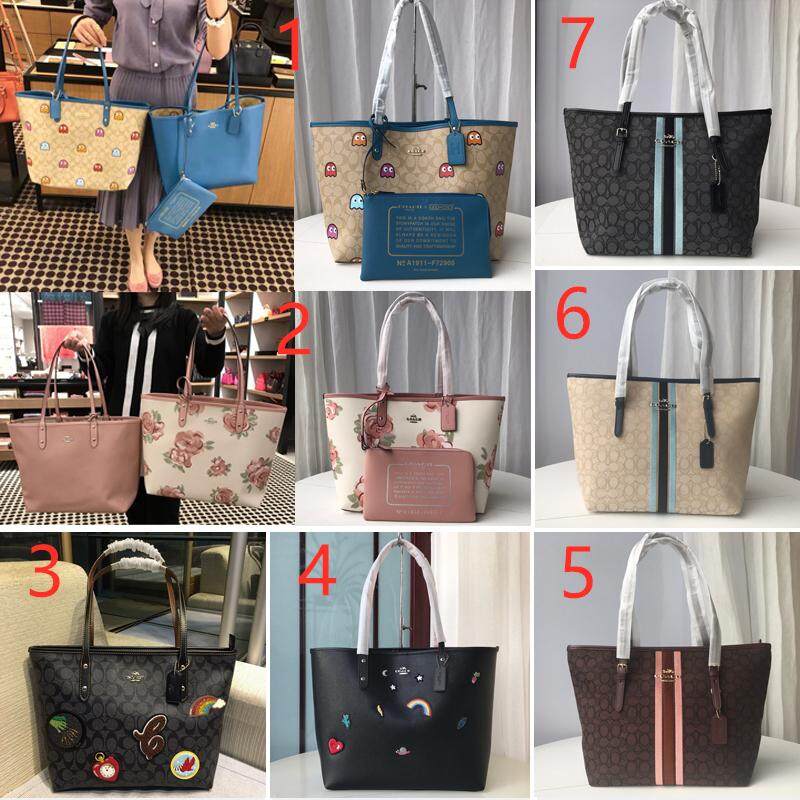 coach shopping bag tote