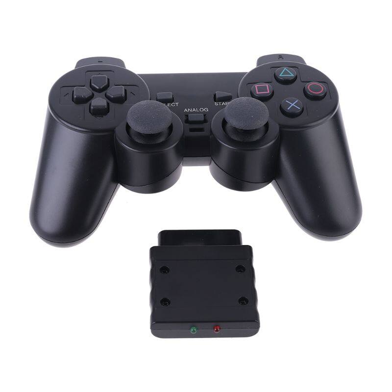 Wireless Gamepad Vibrator 2.4GHz USB Game Controller Handle Joystick with Receiver for PS2 For Sony Playstation 2