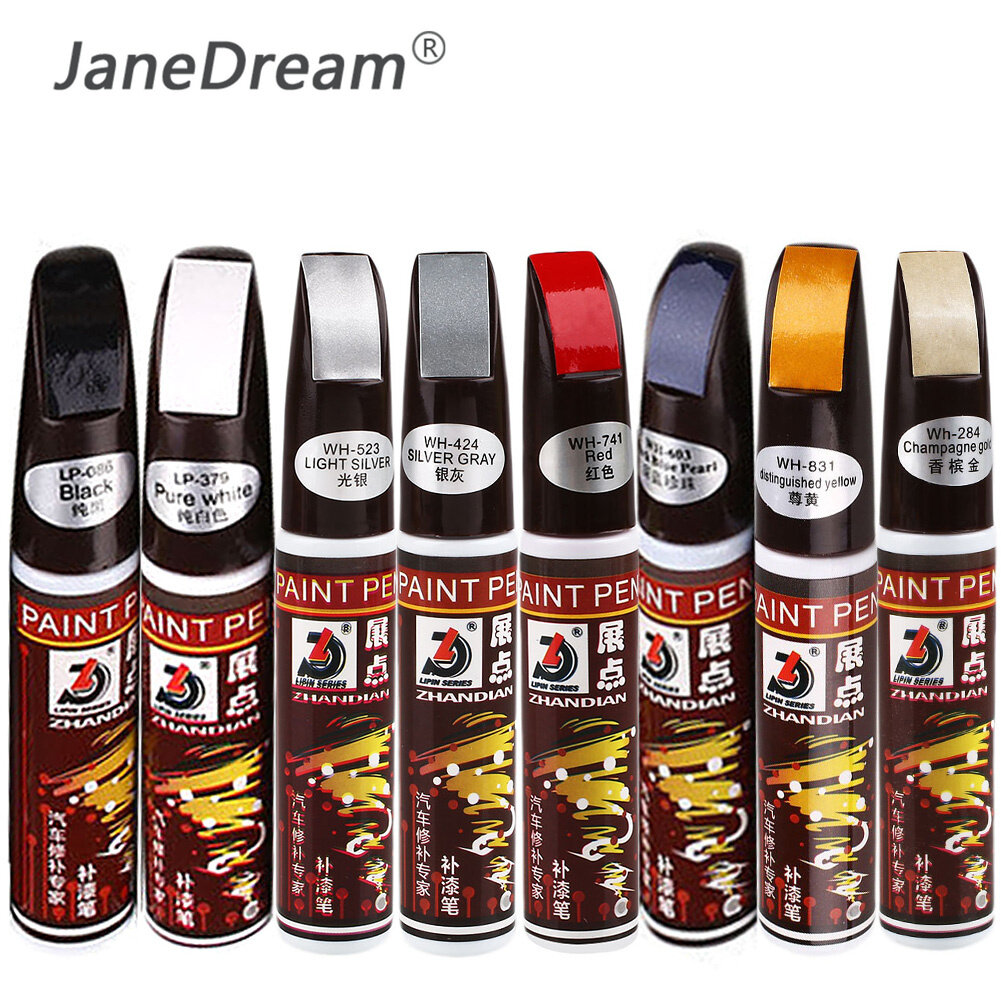 Janedream มืออาชีพซ่อมสีรถปากกากันน้ำล้างรถ S cratch Remover จิตรกรรมปากกา