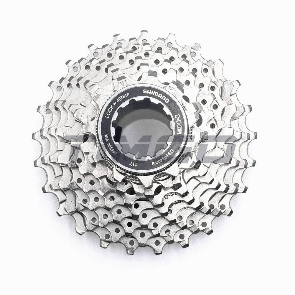 Shimano Alivio CS-HG400-9 Road Bike Speed Cassette 11-25T/11-28T Silver  HG50-9