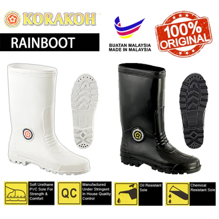 rain boots with lining inside