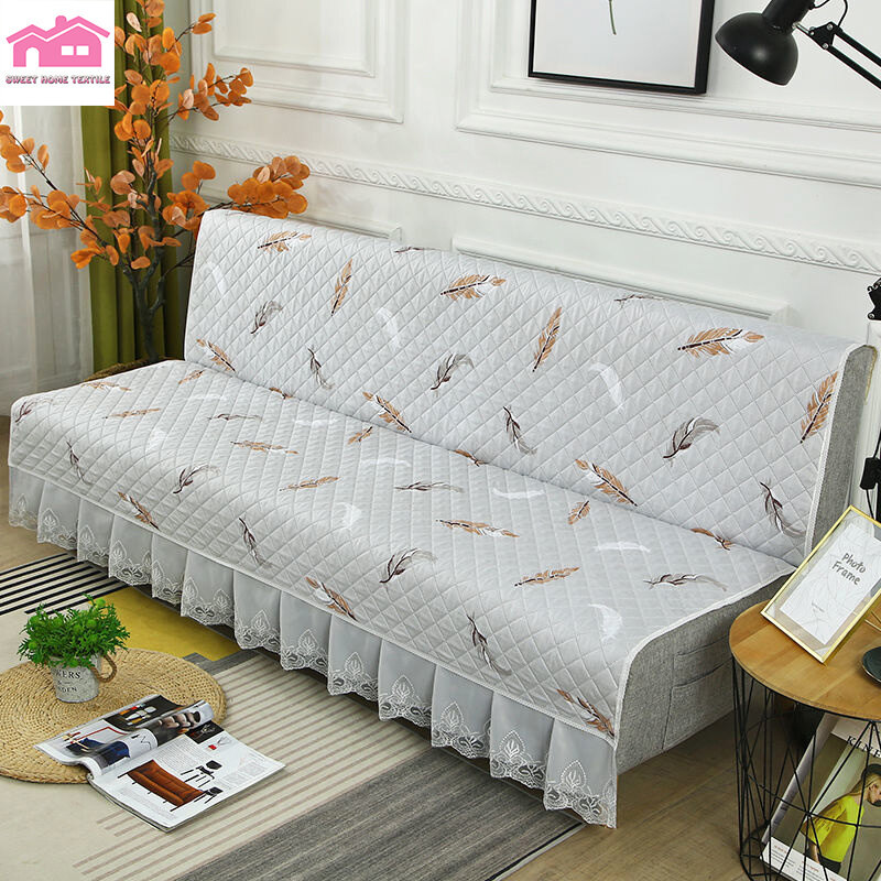 Foldable Sofa Cushion Sofa Bedspread Sofa Armrest Single Double Four Seasons Universal Anti Slip Suit