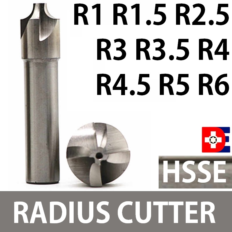 Sandvik Coromant - Corner Rounding End Mill: 1/8 Radius, 1/2 Dia, 4
