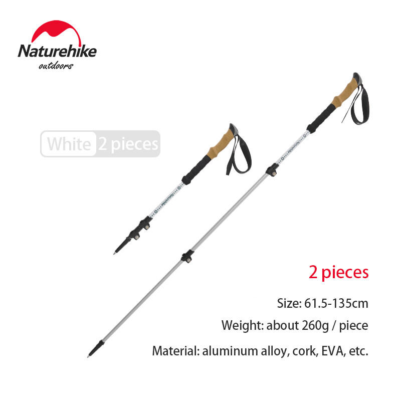 Naturehike three-section aluminum alloy trekking pole retractable ...