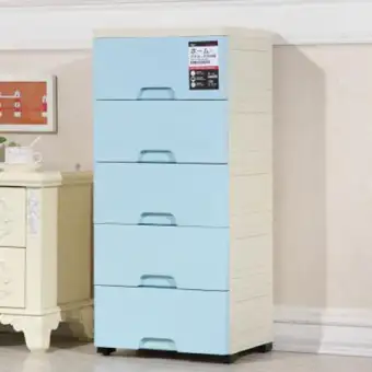 Thick Extra Large Storage Box Plastic Five Drawer Type Storage
