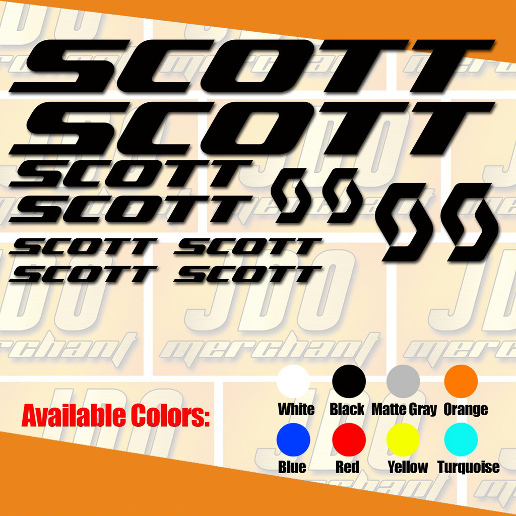 Wellsunny Scott Bộ Miếng Dán Vinyl Cho Xe Đạp