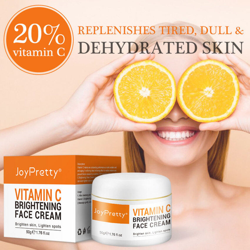 JoyPretty Vitamin C Brightening Face Cream Whitening Moisturizing Fade