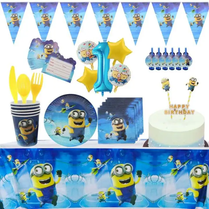 Despicable Me Minions Birthday Party Supplies And Decorations Kids