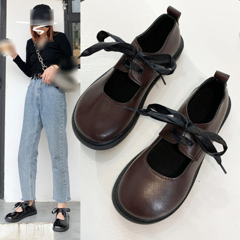 Giày Bệt Nữ, Giày Bệt Phong Cách Lolita Nhật Bản Mary Jane, Giày Búp Bê Cho Đồng Phục JK giá rẻ