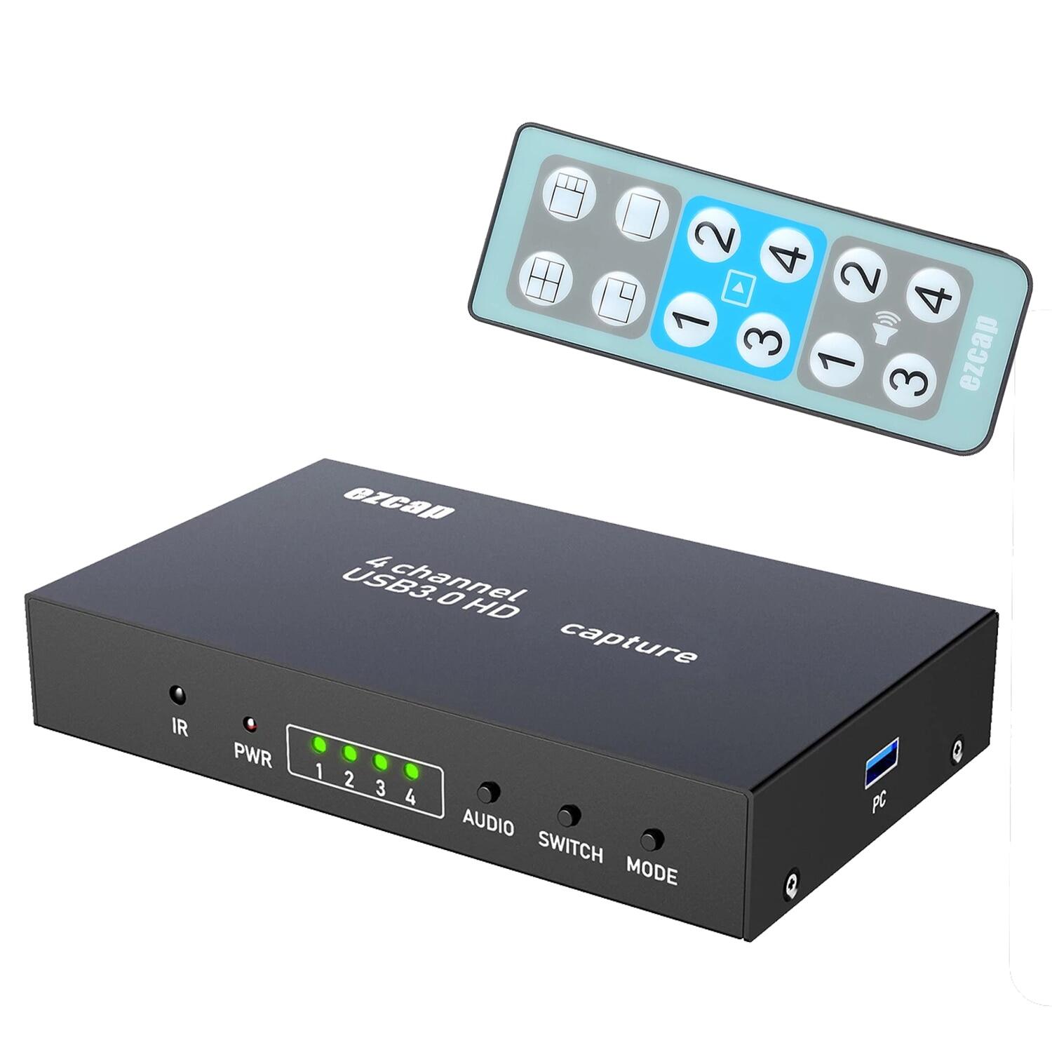 1 Ezcap 264 4X1 HD 1080P 60Fps USB3.0 Video Capture Card Game Recording