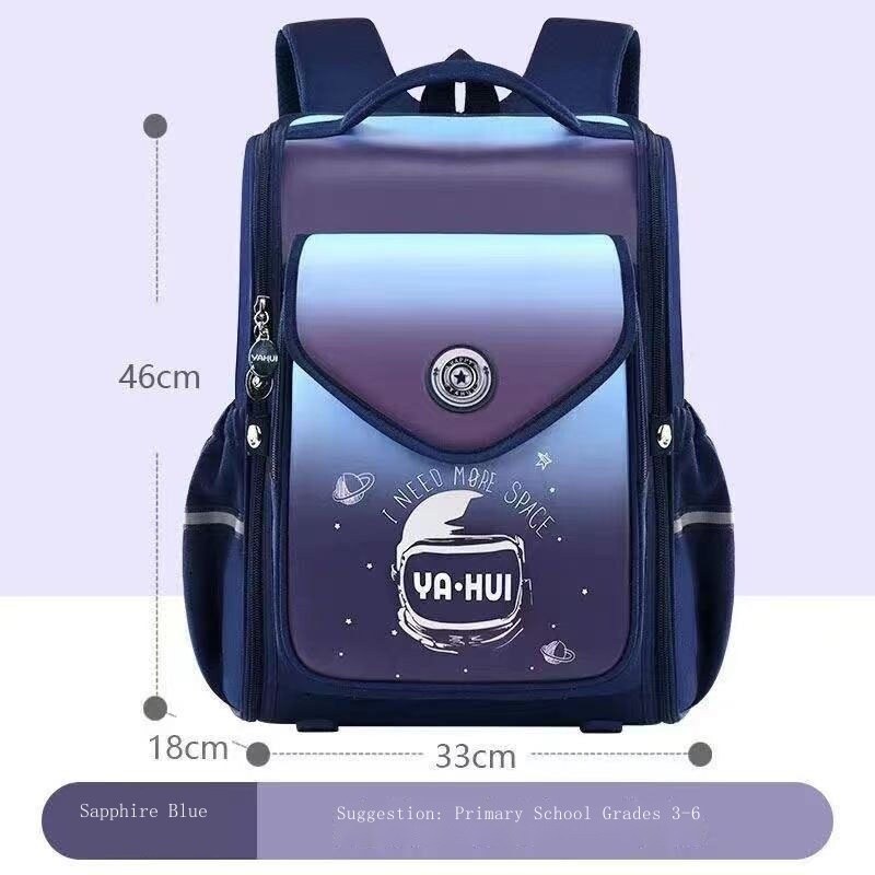 Large-Capacity Student Schoolbag Backpack Cartoon Cute Primary School Students Light High-Density Children's Backpack