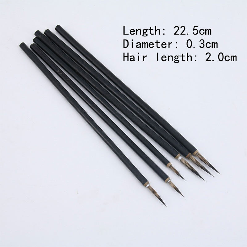 Copper head Hook Line Fine Paint Brush Chinese Calligraphy Brush Pen Paint Brush