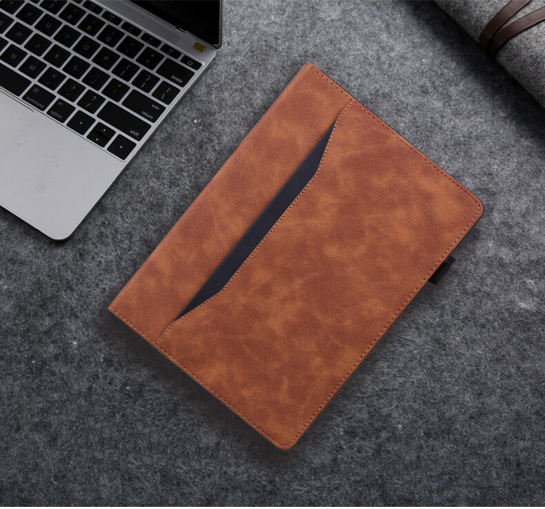 For amazon fire hd 10 plus hd10+ 10.1" business splicing shockproof tablet protective cover fire hd 10 pu leather flip case with card holder bracket