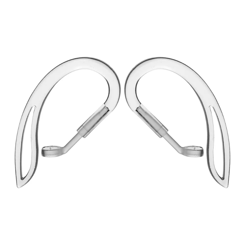 Silicone Ear Hooks for Airpods 1/2 Anti-Slip Transparent Ear Hook Adjustable Sports Outdoor Earhooks Tips Holder