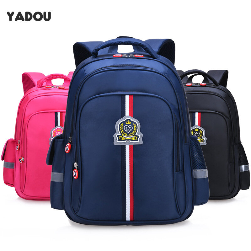 YADOU Children's backpack Preppy style schoolbag for elementary school students Waterproof large capacity student school bag